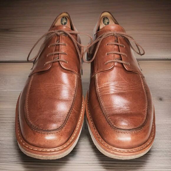 Mephisto Classic Leather Shoes Goodyear Welt Caoutchouc Size 12 Portugal MINT - Picture 1 of 15